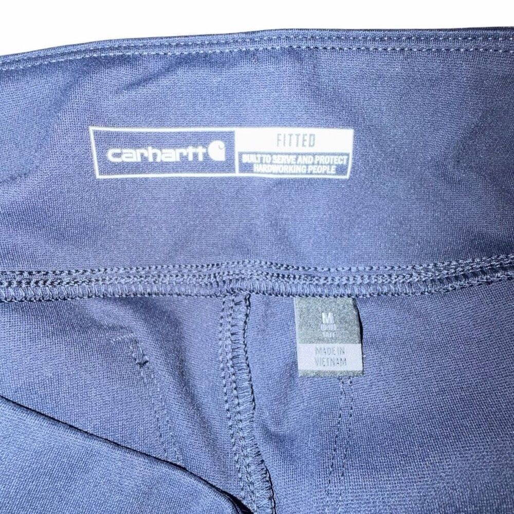 Carhartt FORCE FITTED MIDWEIGHT UTILITY LEGGING women sz MED 8-1O in dark coffee - Picture 7 of 7